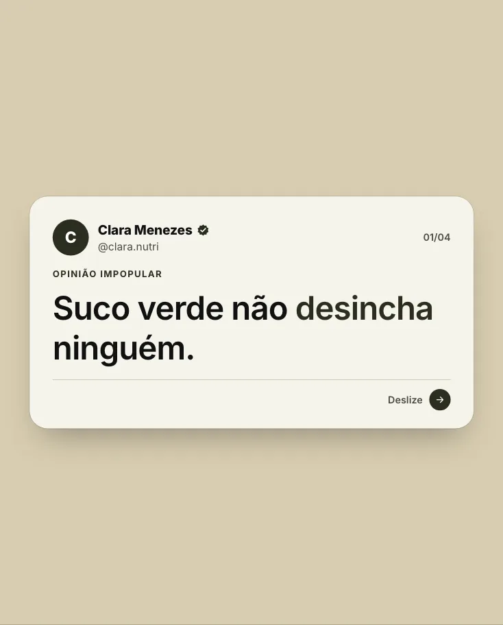 Capa no estilo Opinião